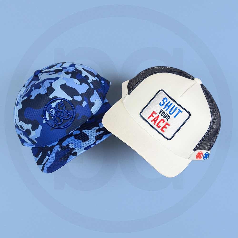 G/FORE Golf Cap - Camo Circle G'S Snapback - Space Blue Camo SS25