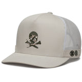 G/FORE Golf Cap - Camo Skull & Tees Tall Trucker - Pumice SS26