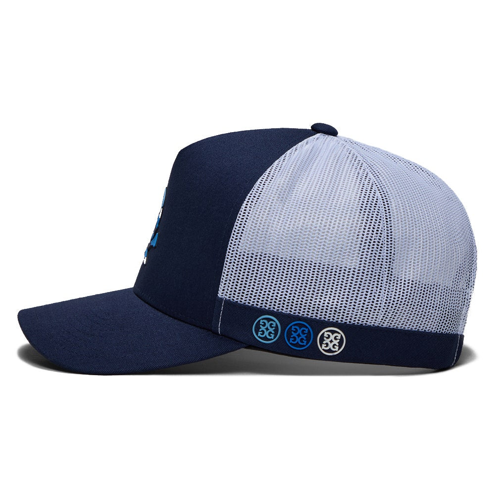 G/FORE Golf Cap - Camo Skull & T's Trucker - Twilight FA25