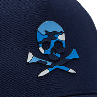 G/FORE Golf Cap - Camo Skull & T's Trucker - Twilight FA25