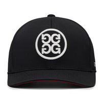 G/FORE Golf Cap - Circle G'S Chainstitch Snapback - Onyx - Snow 2026