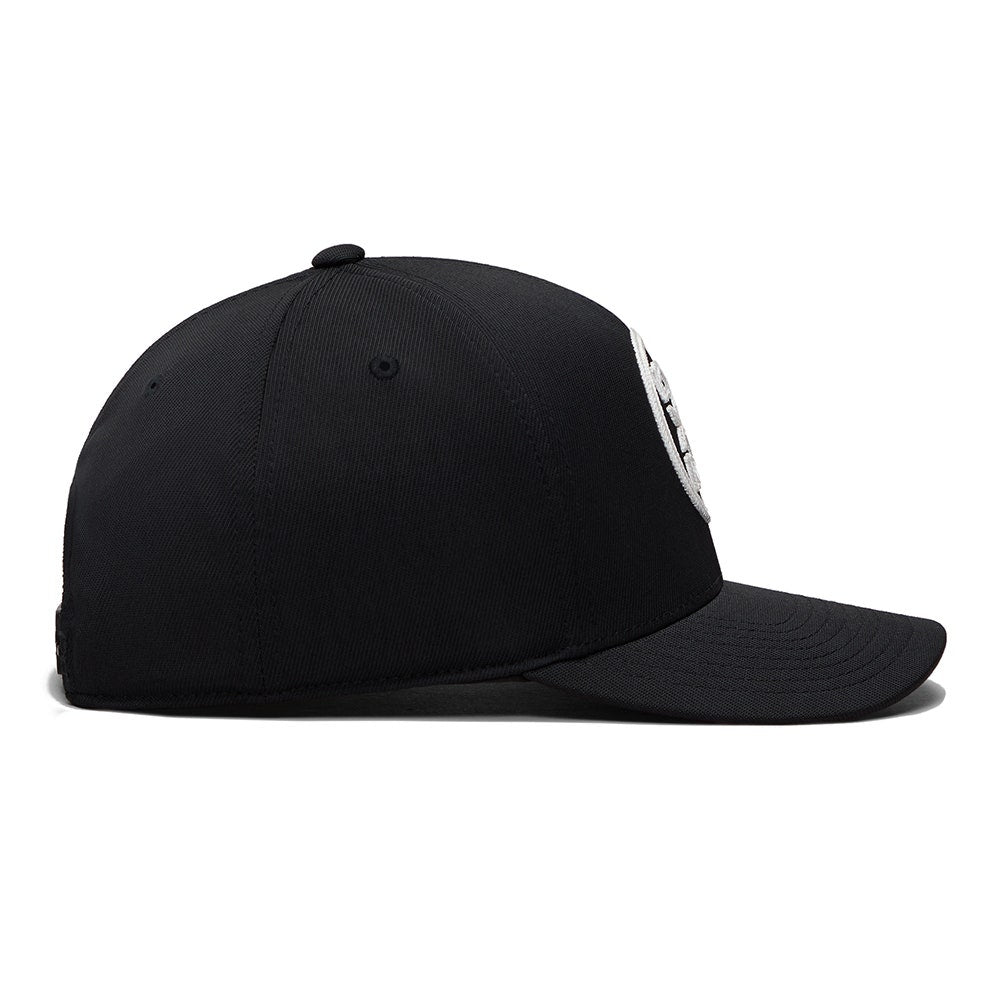 G/FORE Golf Cap - Circle G'S Chainstitch Snapback - Onyx - Snow 2026
