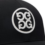 G/FORE Golf Cap - Circle G'S Chainstitch Snapback - Onyx - Snow 2026
