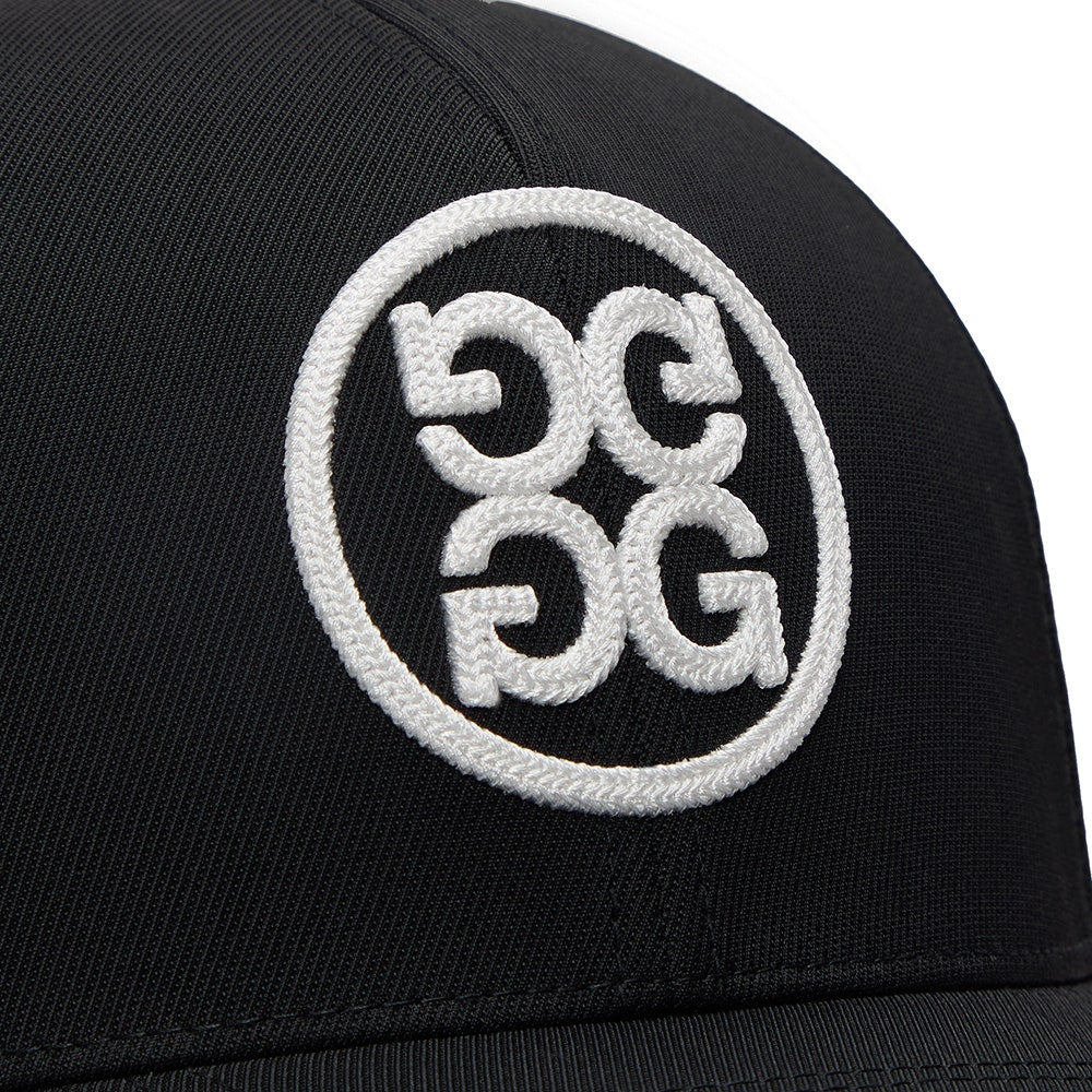 G/FORE Golf Cap - Circle G'S Chainstitch Snapback - Onyx - Snow 2026