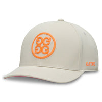 G/FORE Golf Cap - Circle G'S Chainstitch Snapback - Stone FA25