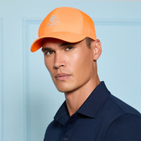 G/FORE Golf Cap - Contrast Skull & Tees Low Profile - Sh. Orange SS26