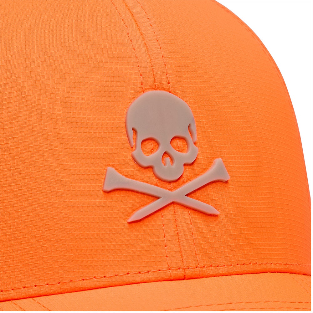G/FORE Golf Cap - Contrast Skull & Tees Low Profile - Sh. Orange SS26
