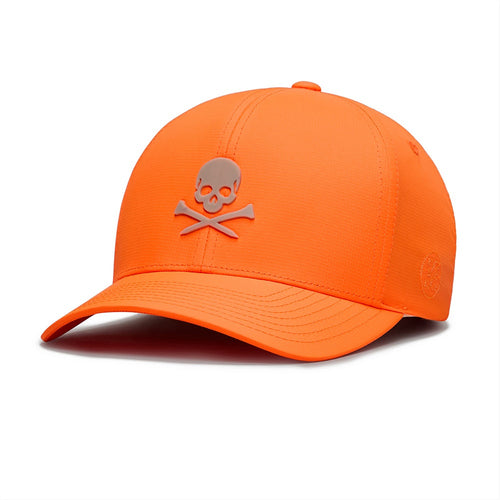 G/FORE Golf Cap - Contrast Skull & Tees Low Profile - Sh. Orange SS26