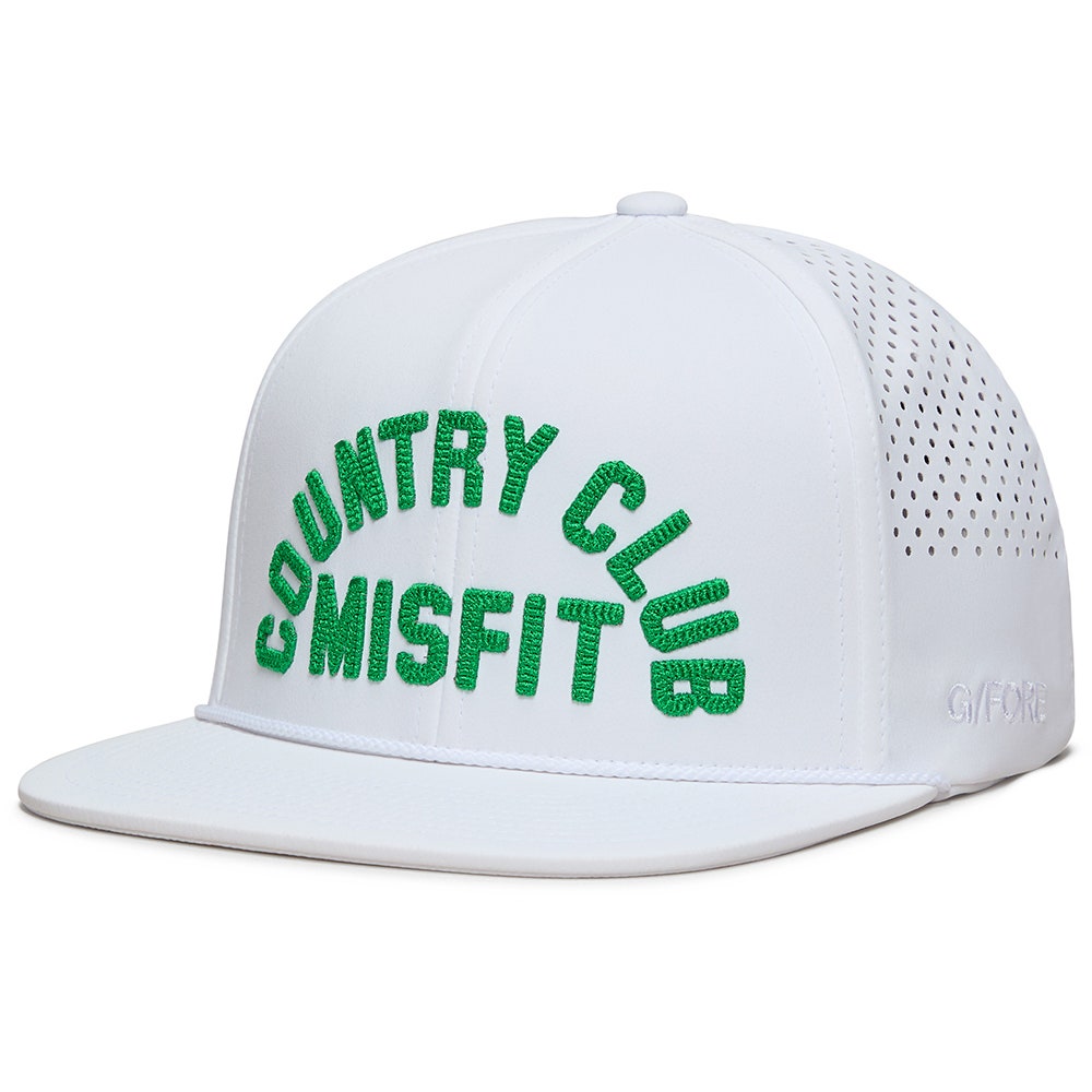 G/FORE Golf Cap - Country Club Misfit Perforated - Snow SS26