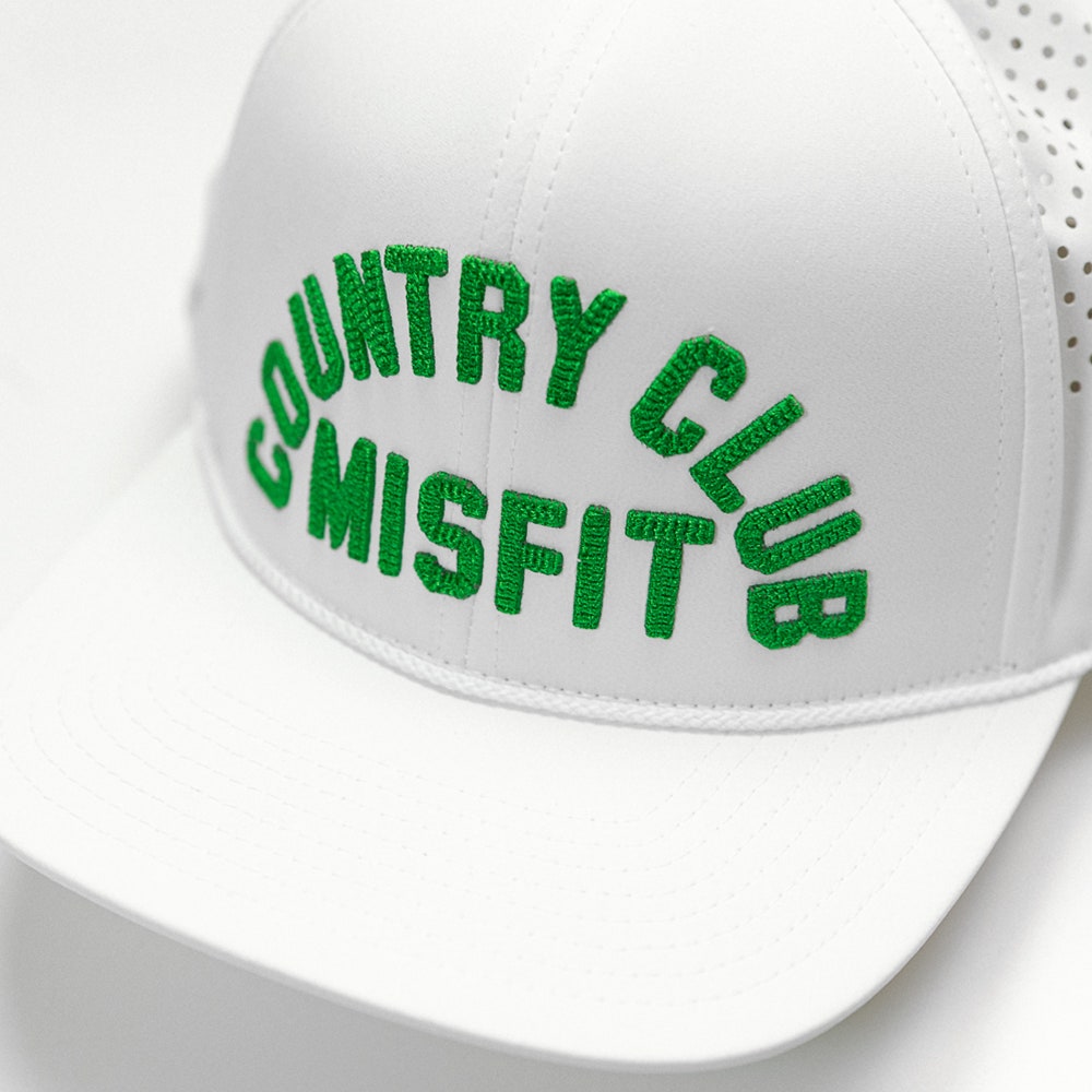 G/FORE Golf Cap - Country Club Misfit Perforated - Snow SS26