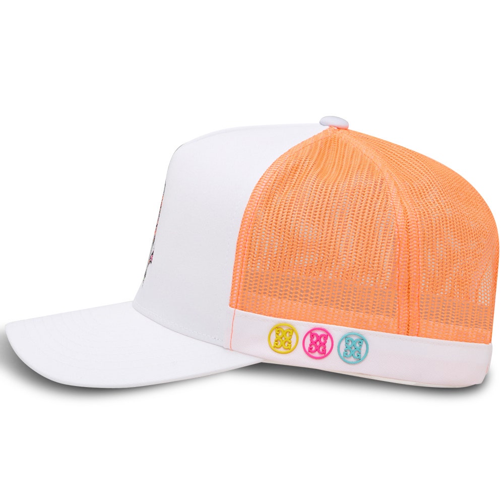 G/FORE Golf Cap - Dias de los Muertos Trucker - Snow FA25