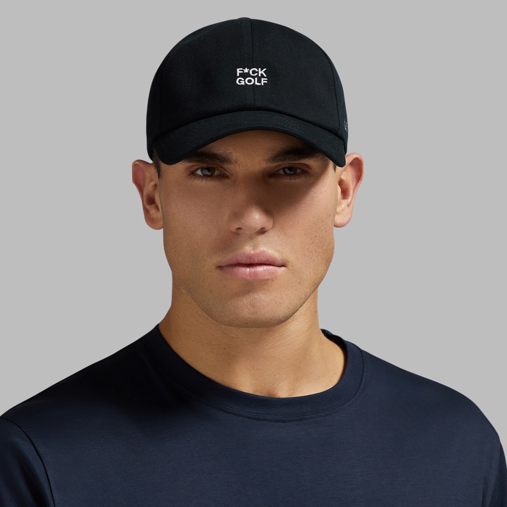 G/FORE Golf Cap - F*ck Golf Dad Hat - Onyx FA25