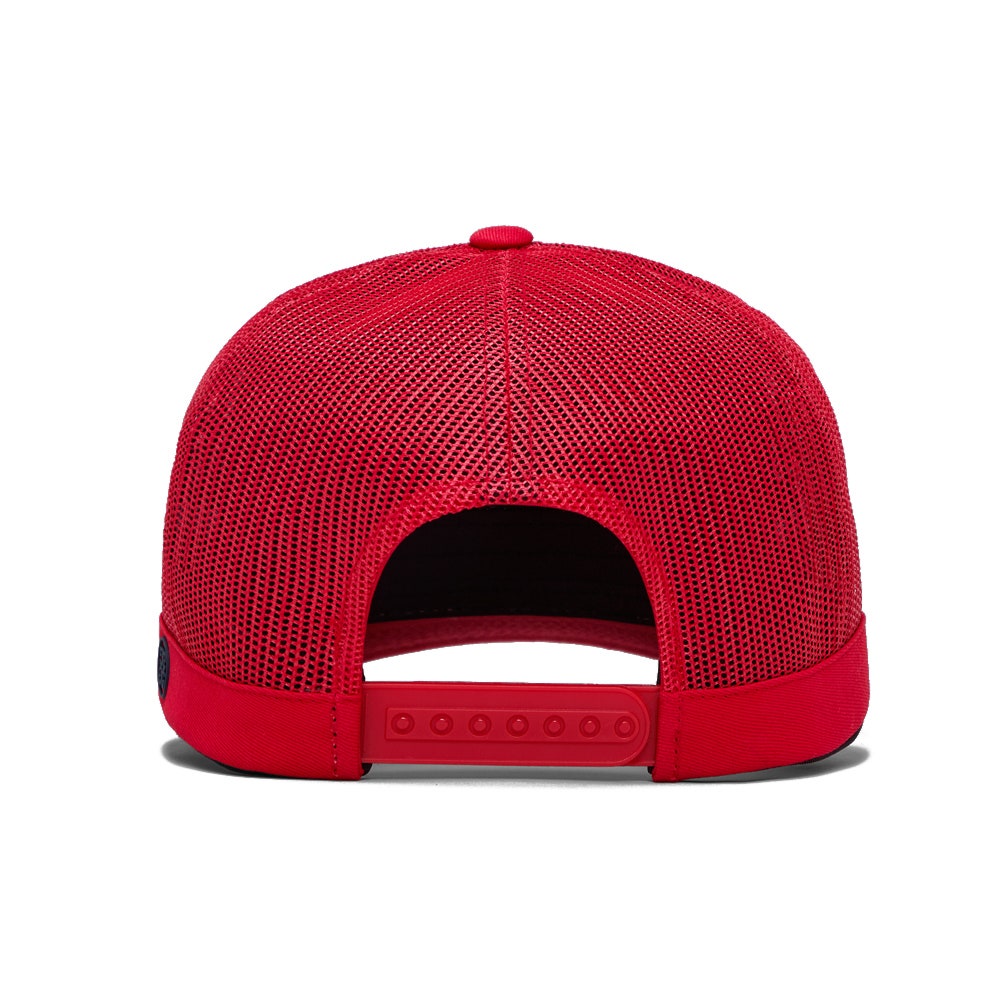 G/FORE Golf Cap - Golf Skull Trucker - Snow - Lava FA25
