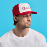 G/FORE Golf Cap - Golf Skull Trucker - Snow - Lava FA25