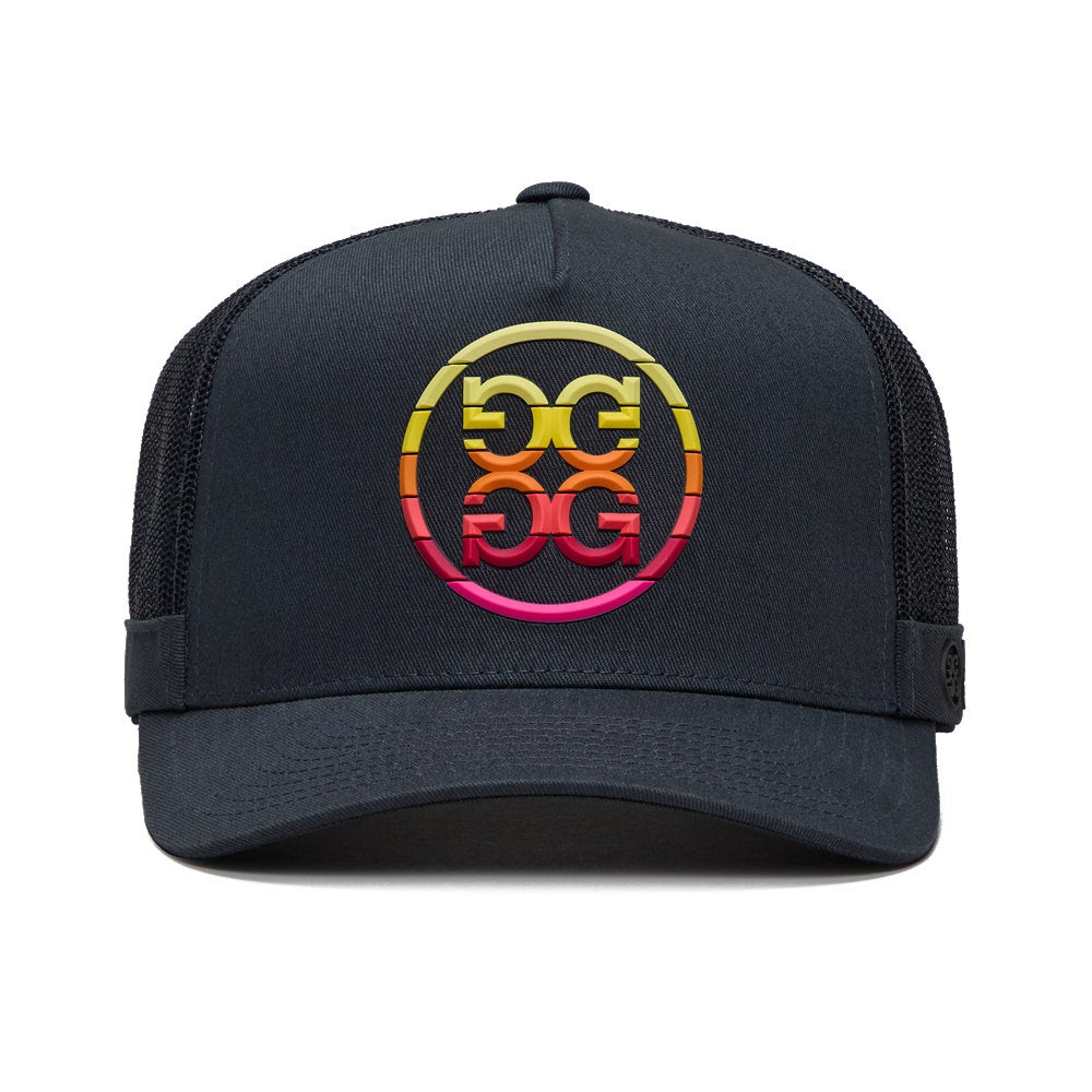 G/FORE Golf Cap - Gradient Circle G's Trucker - Charcoal - Multi FA25