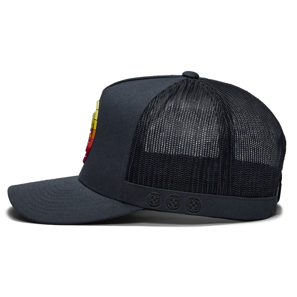G/FORE Golf Cap - Gradient Circle G's Trucker - Charcoal - Multi FA25