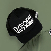 G/FORE Golf Cap - J4 Logo Trucker - Onyx SS24