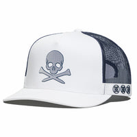 G/FORE Golf Cap - Lenticular Skull Trucker - Snow SS25