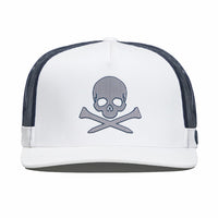 G/FORE Golf Cap - Lenticular Skull Trucker - Snow SS25