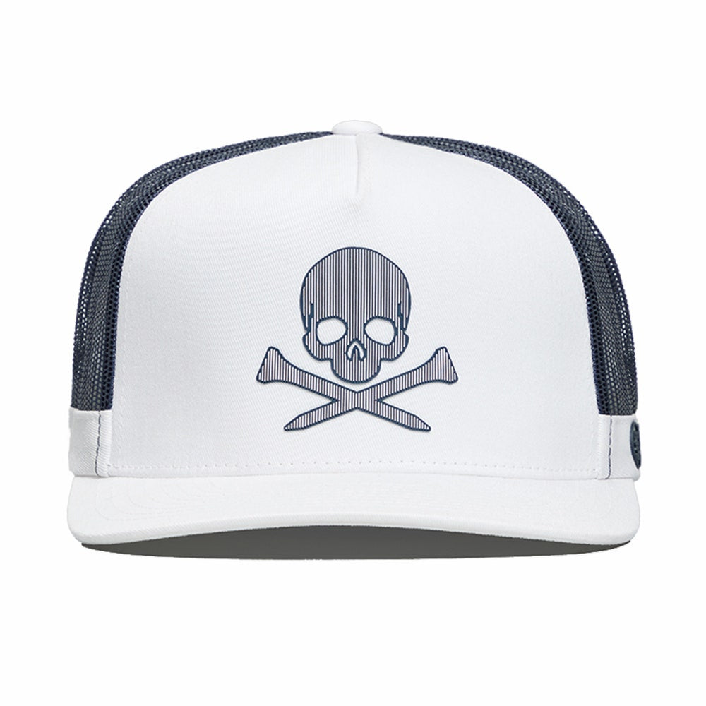 G/FORE Golf Cap - Lenticular Skull Trucker - Snow SS25