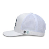 G/FORE Golf Cap - Let's Golf Tall Trucker - Snow SS26