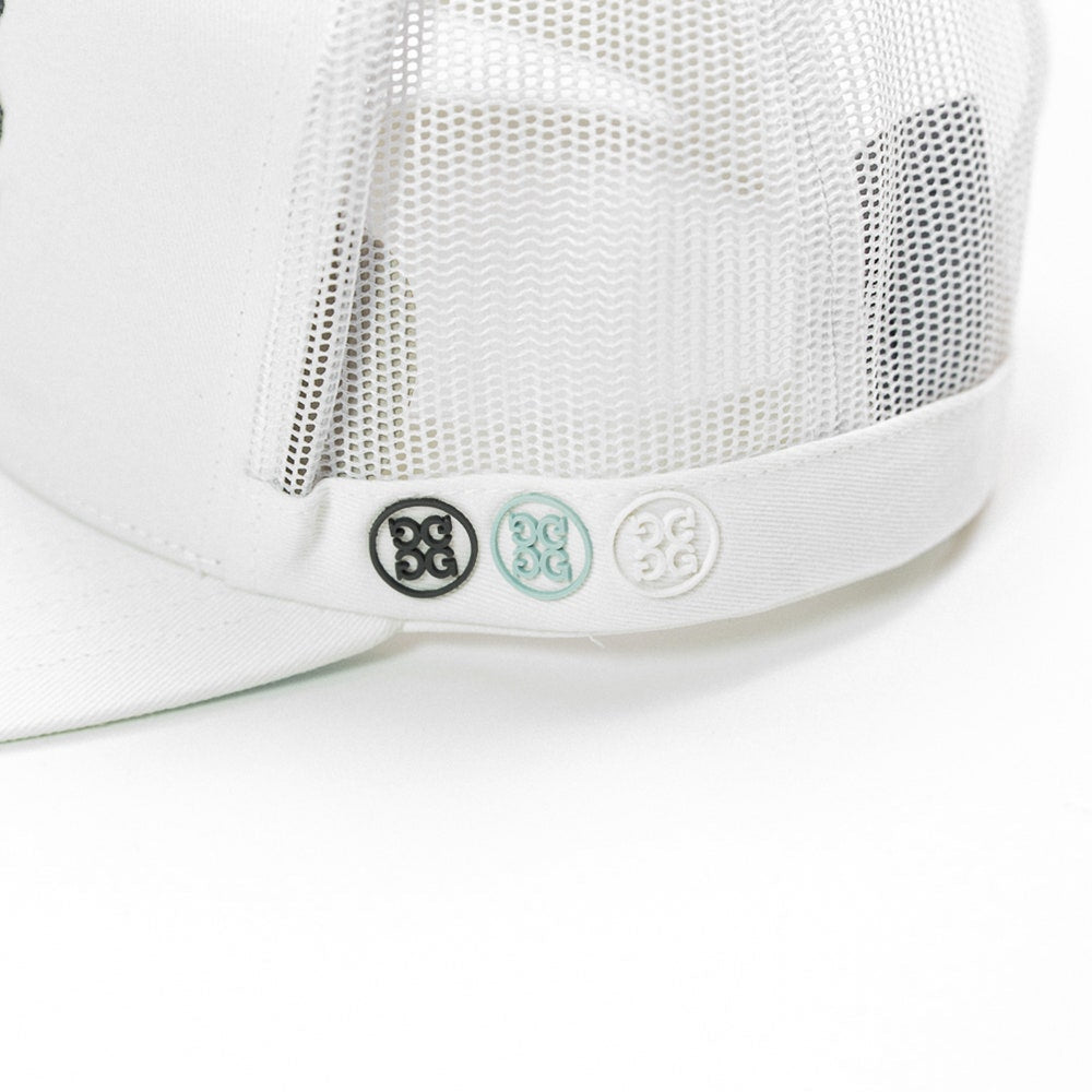 G/FORE Golf Cap - Let's Golf Tall Trucker - Snow SS26