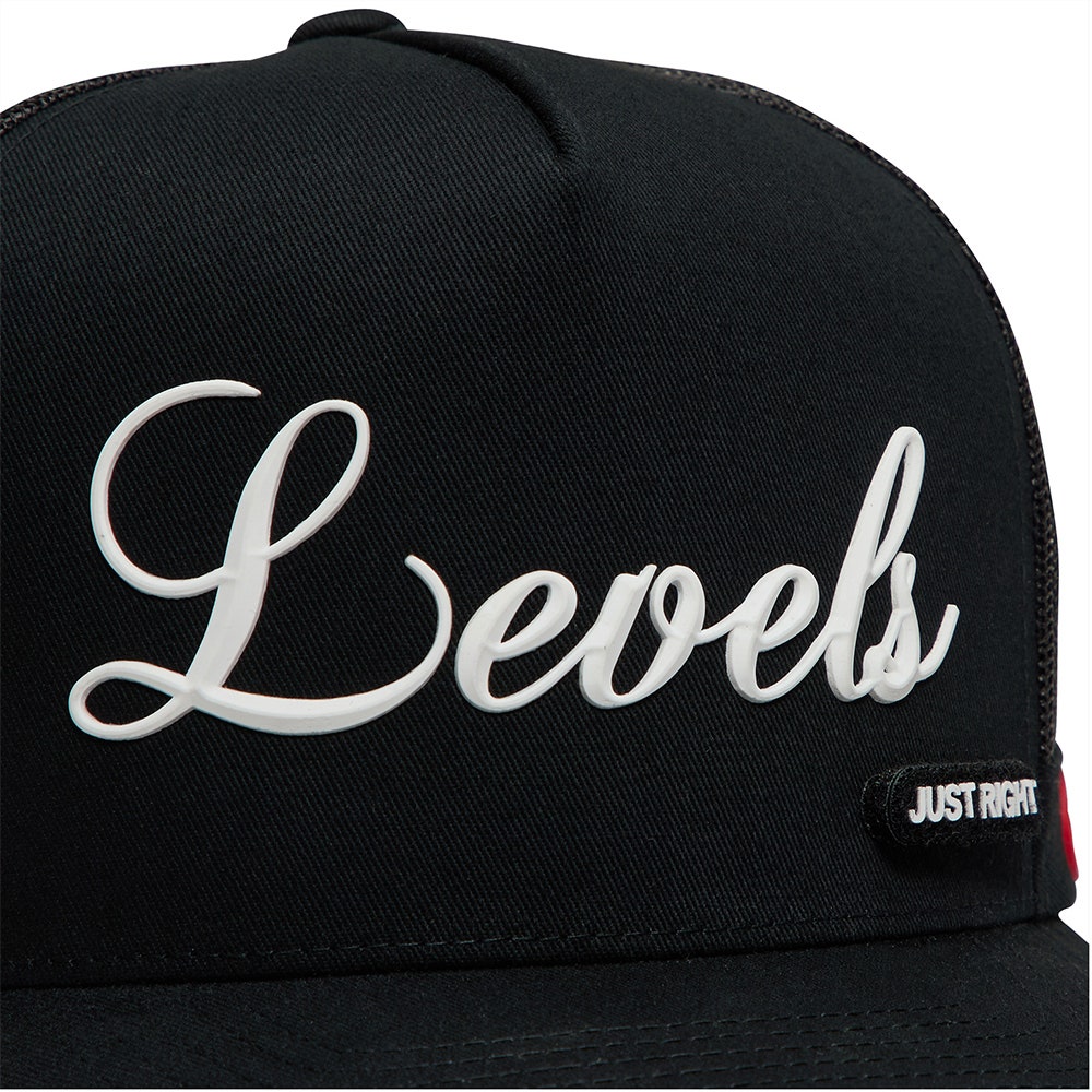 G/FORE Golf Cap - Levels Tall Trucker - Onyx SS26