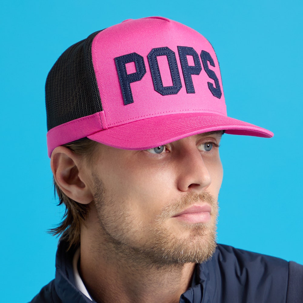 G/FORE Golf Cap - Ltd. Pops Trucker - Knockout Pink SU25
