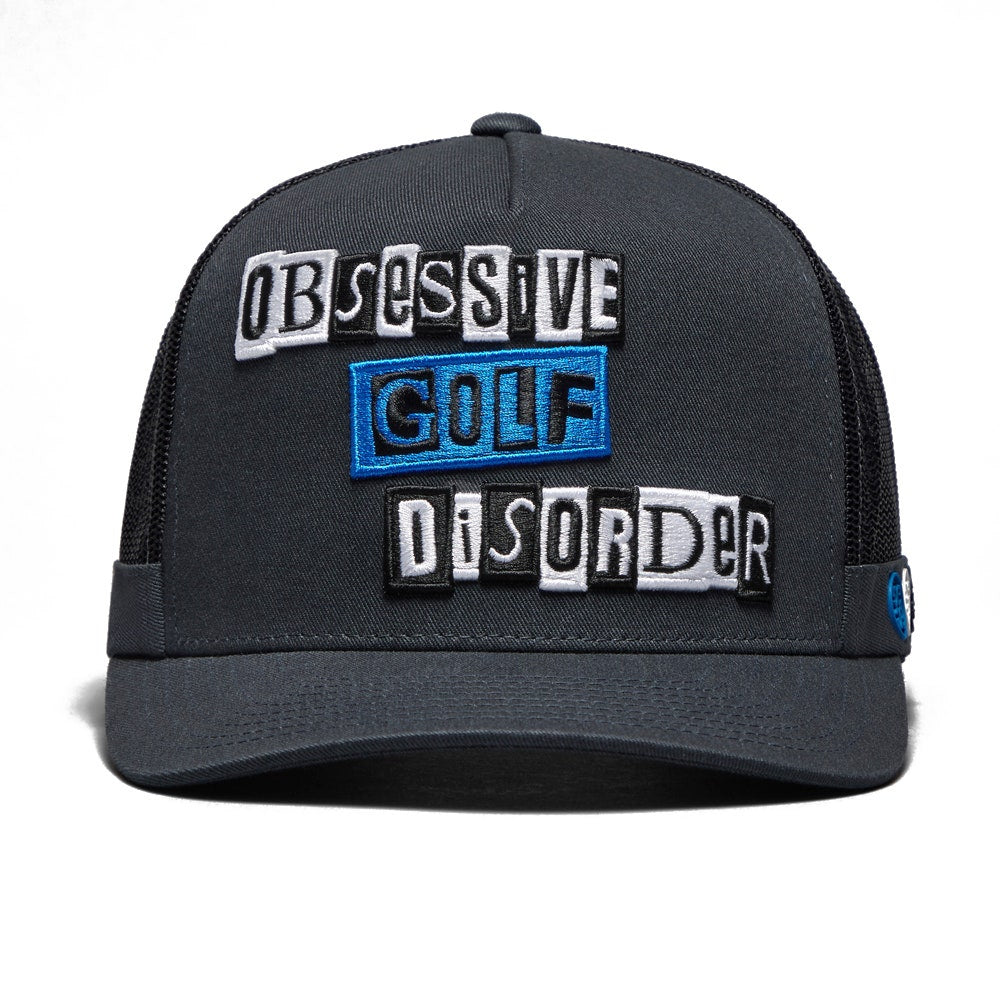 G/FORE Golf Cap - O.G.D Tall Trucker - Charcoal SS25