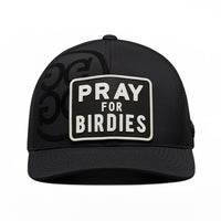 G/FORE Golf Cap - Pray For Birdies Patch Snapback - Onyx SS25