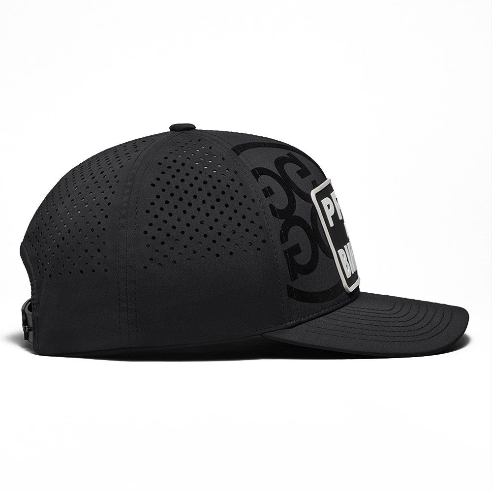 G/FORE Golf Cap - Pray For Birdies Patch Snapback - Onyx SS25