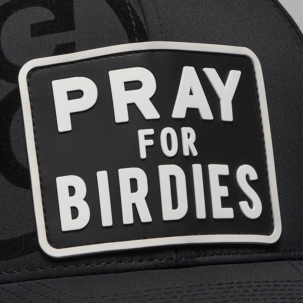 G/FORE Golf Cap - Pray For Birdies Patch Snapback - Onyx SS25