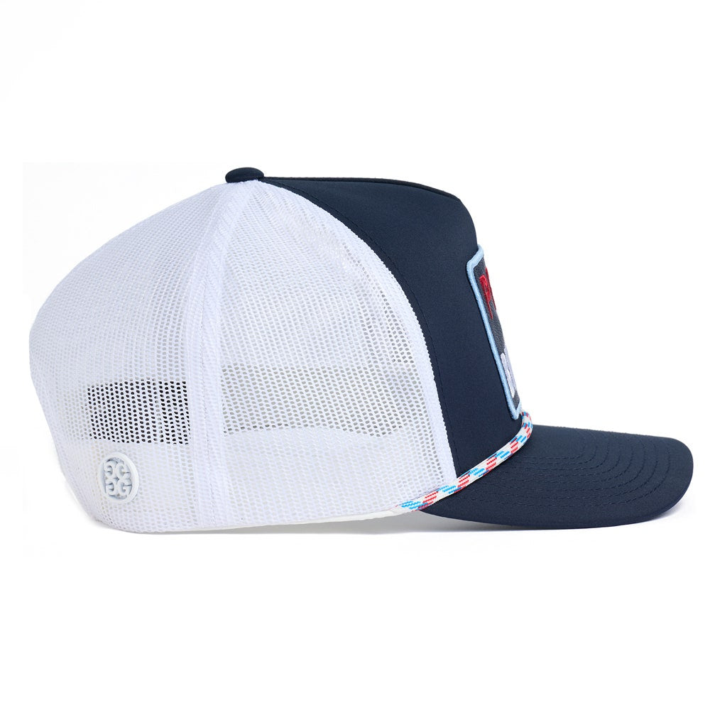 G/FORE Golf Cap - Pray For Birdies Rope Trucker - Twilight AW26