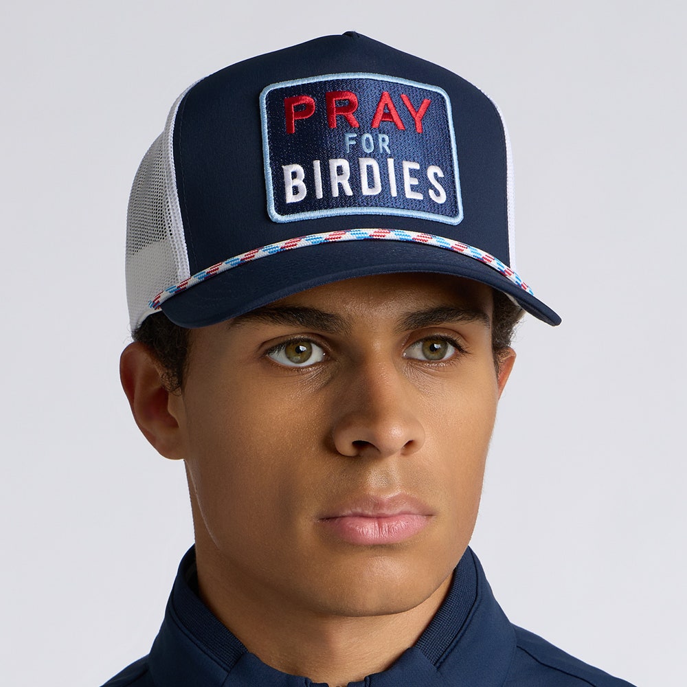 G/FORE Golf Cap - Pray For Birdies Rope Trucker - Twilight AW26
