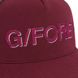 G/FORE Golf Cap - Shadow Logo Trucker - Dark Plum AW26