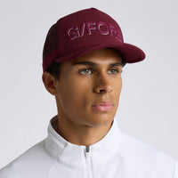 G/FORE Golf Cap - Shadow Logo Trucker - Dark Plum AW26