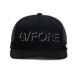 G/FORE Golf Cap - Shadow Logo Trucker - Onyx SS26