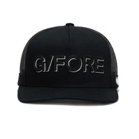G/FORE Golf Cap - Shadow Logo Trucker - Onyx SS26