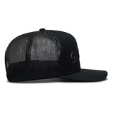 G/FORE Golf Cap - Shadow Logo Trucker - Onyx SS26
