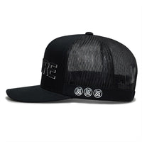 G/FORE Golf Cap - Shadow Logo Trucker - Onyx SS26