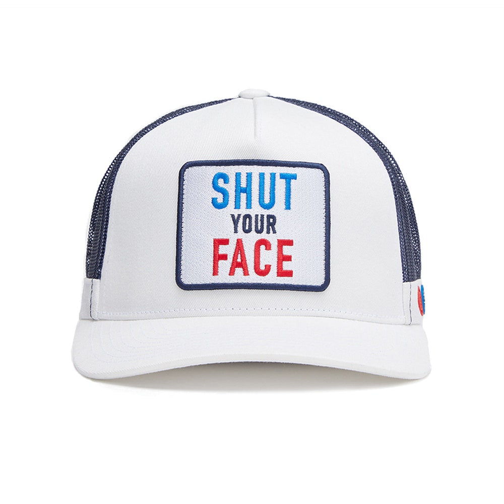 G/FORE Golf Cap - Shut Your Face Trucker - Snow 2025
