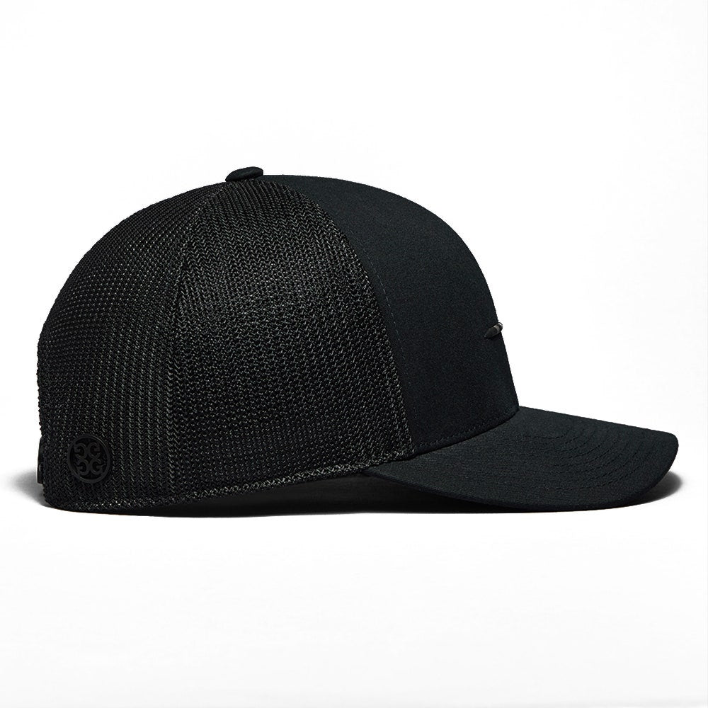G/FORE Golf Cap - Silicone Tee Trucker - Onyx SS26