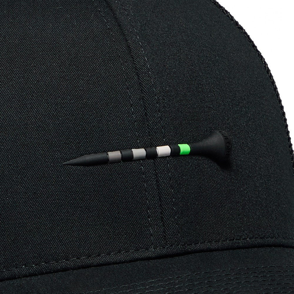 G/FORE Golf Cap - Silicone Tee Trucker - Onyx SS26