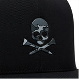 G/FORE Golf Cap - Skull & Tees Tech - Onyx SS26