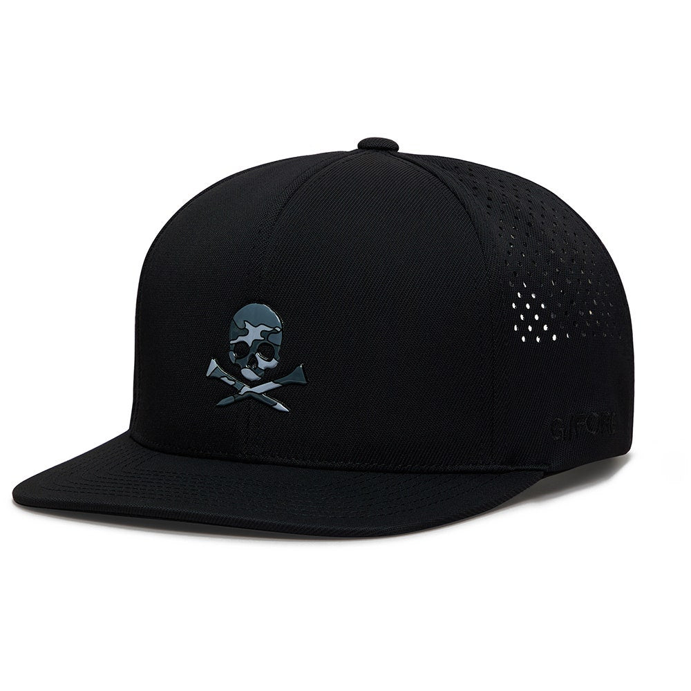 G/FORE Golf Cap - Skull & Tees Tech - Onyx SS26