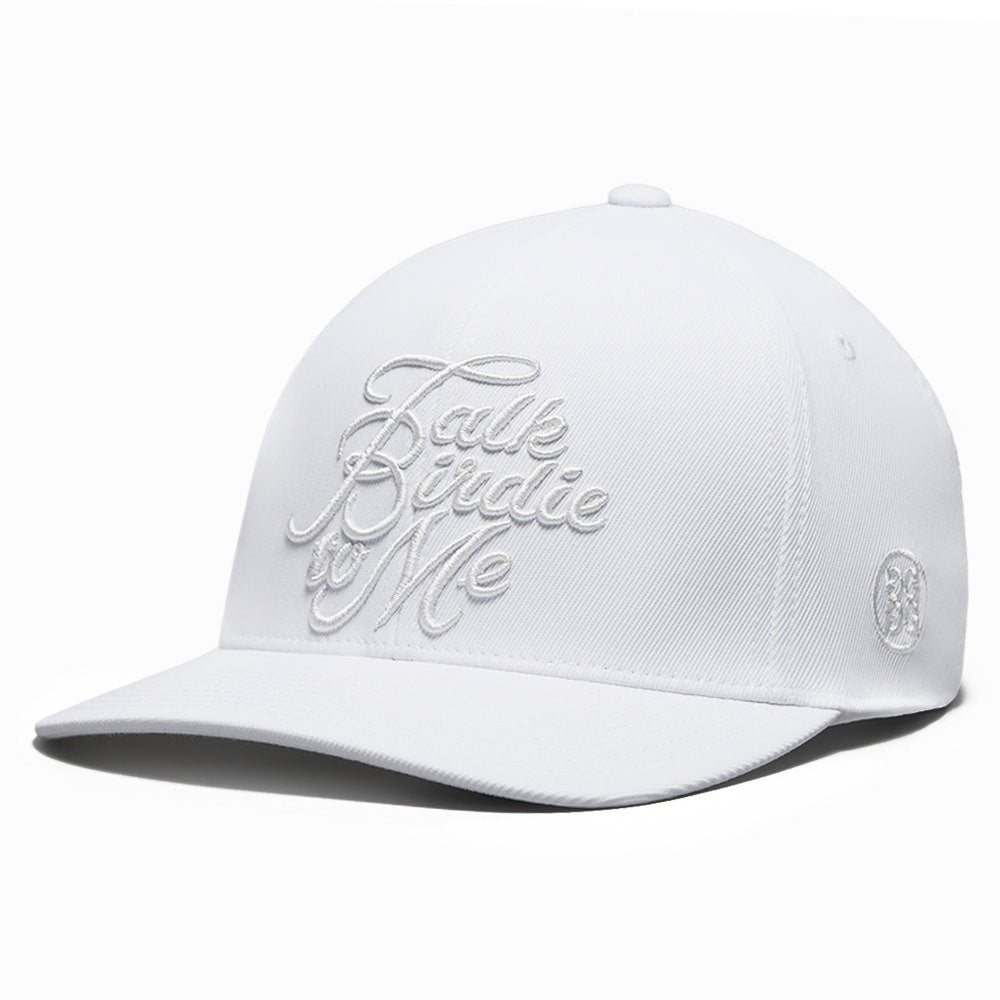 G/FORE Golf Cap - Talk Birdie To Me Snapback - Snow SS25