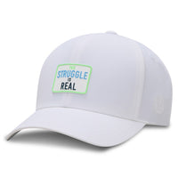 G/FORE Golf Cap - The Struggle is Real Snapback - Snow FA25