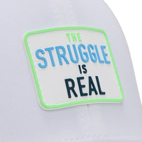G/FORE Golf Cap - The Struggle is Real Snapback - Snow FA25