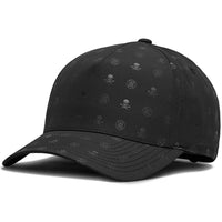G/FORE Golf Cap - Tonal Skull & Tees Low Profile - Onyx AW26