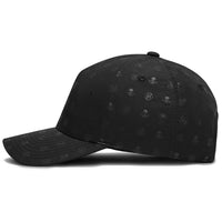 G/FORE Golf Cap - Tonal Skull & Tees Low Profile - Onyx AW26